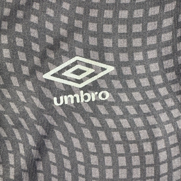 Umbro Tops - Umbro Gray Geometric Performance 1/2 zip long sleeve pullover top size small